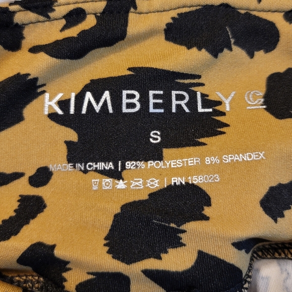 [NEW] High Waist Tan Leopard Print Leggings - Picture 14 of 16